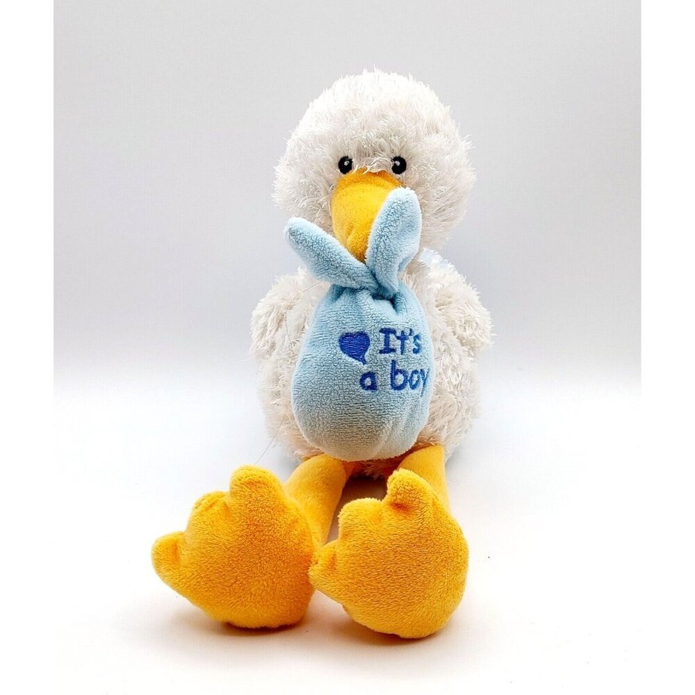Ganz Baby It's a Boy Stork Plush 13" Bird Stuffed Animal